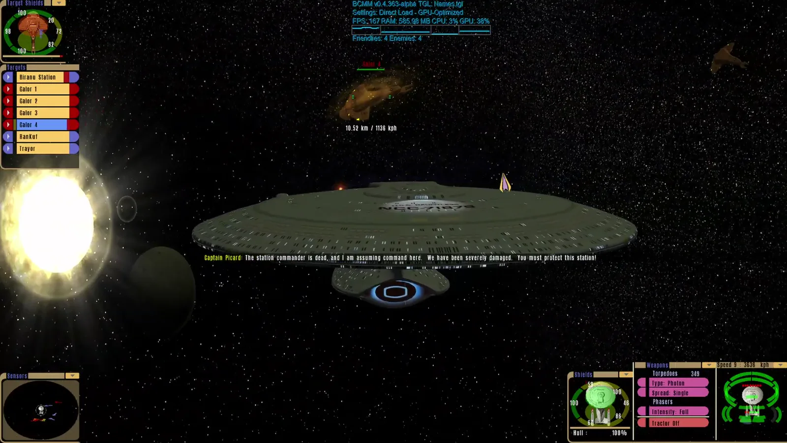 Video preview: Bridge Commander: Maelstrom E2M4 and E3M1 | BCMM Stability Test