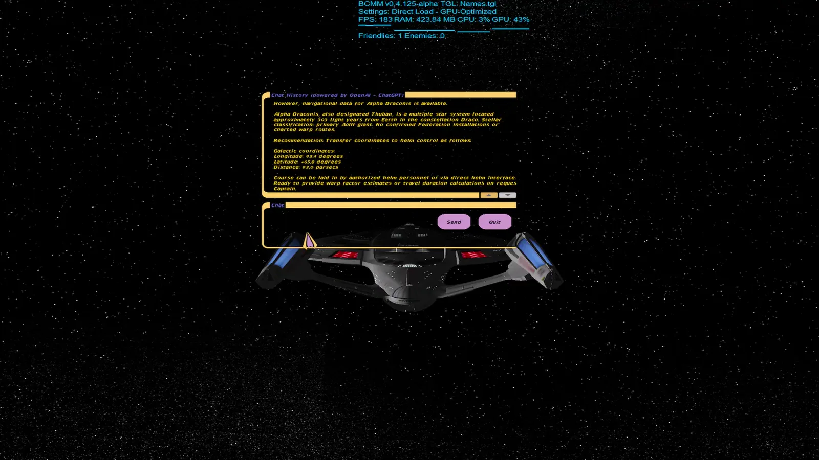 Video preview: BCMM: ChatGPT Integrated Into Star Trek: Bridge Commander (2025 Demo)