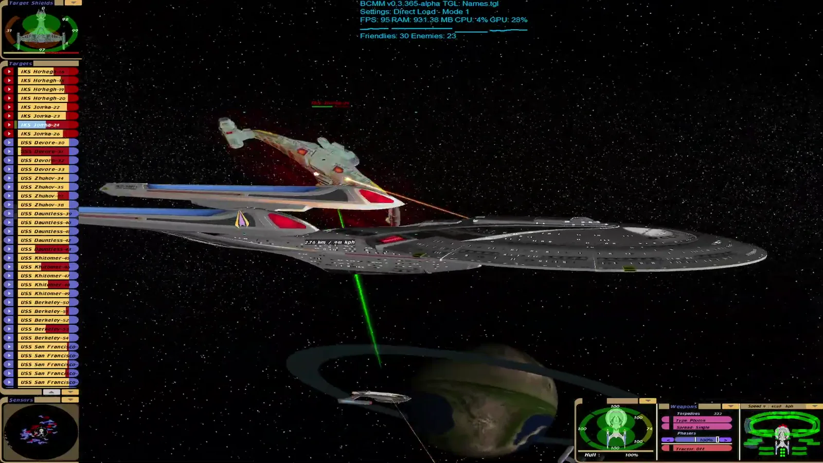 Video preview: BCMM – Federation vs Klingon (60 Ships)