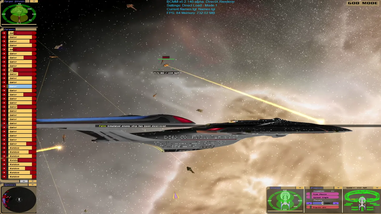 Video preview: Bridge Commander Maelstrom Mod - 80 ship battle (battle audio included)