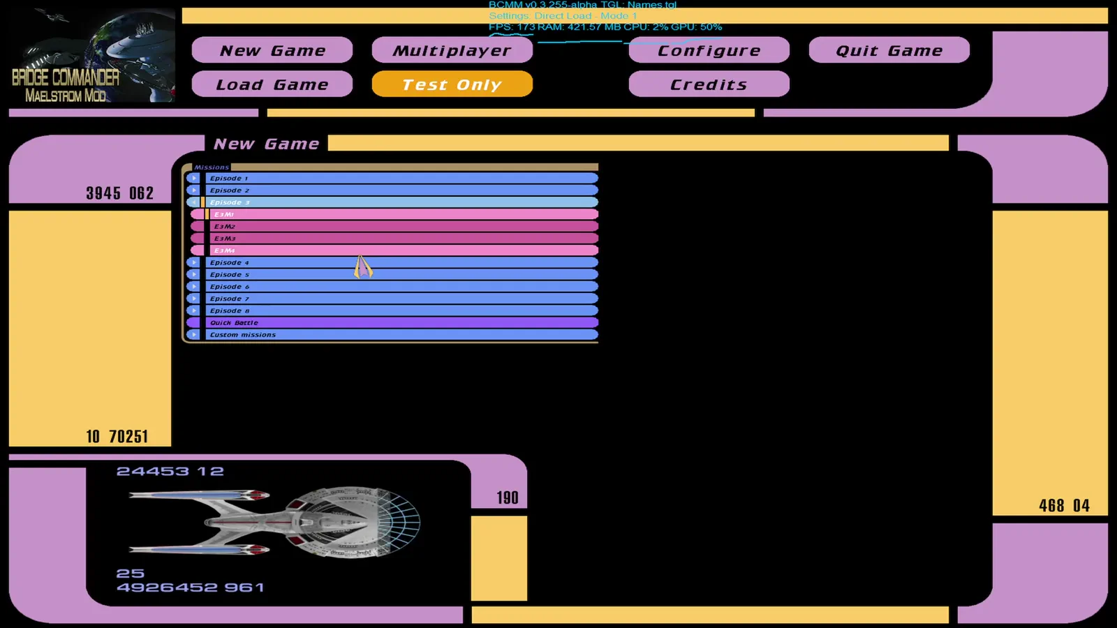 Video preview: Bridge Commander Maelstrom System - New Save Game System