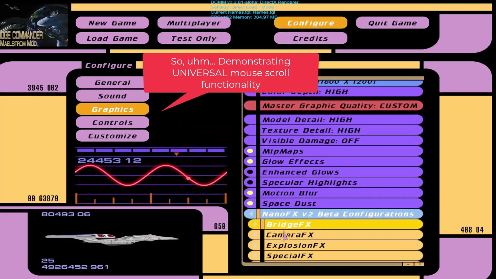 Video preview: Bridge Commander Maelstrom Mod - Universal Mouse Scroll Feature