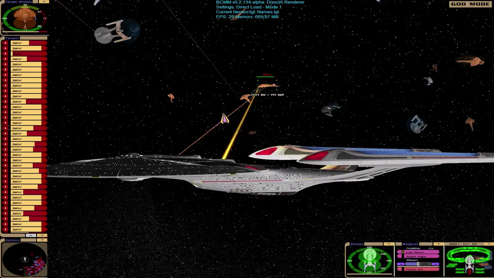 Video preview: Bridge Commander Maelstrom Mod - Testing Limits (90 ships?)