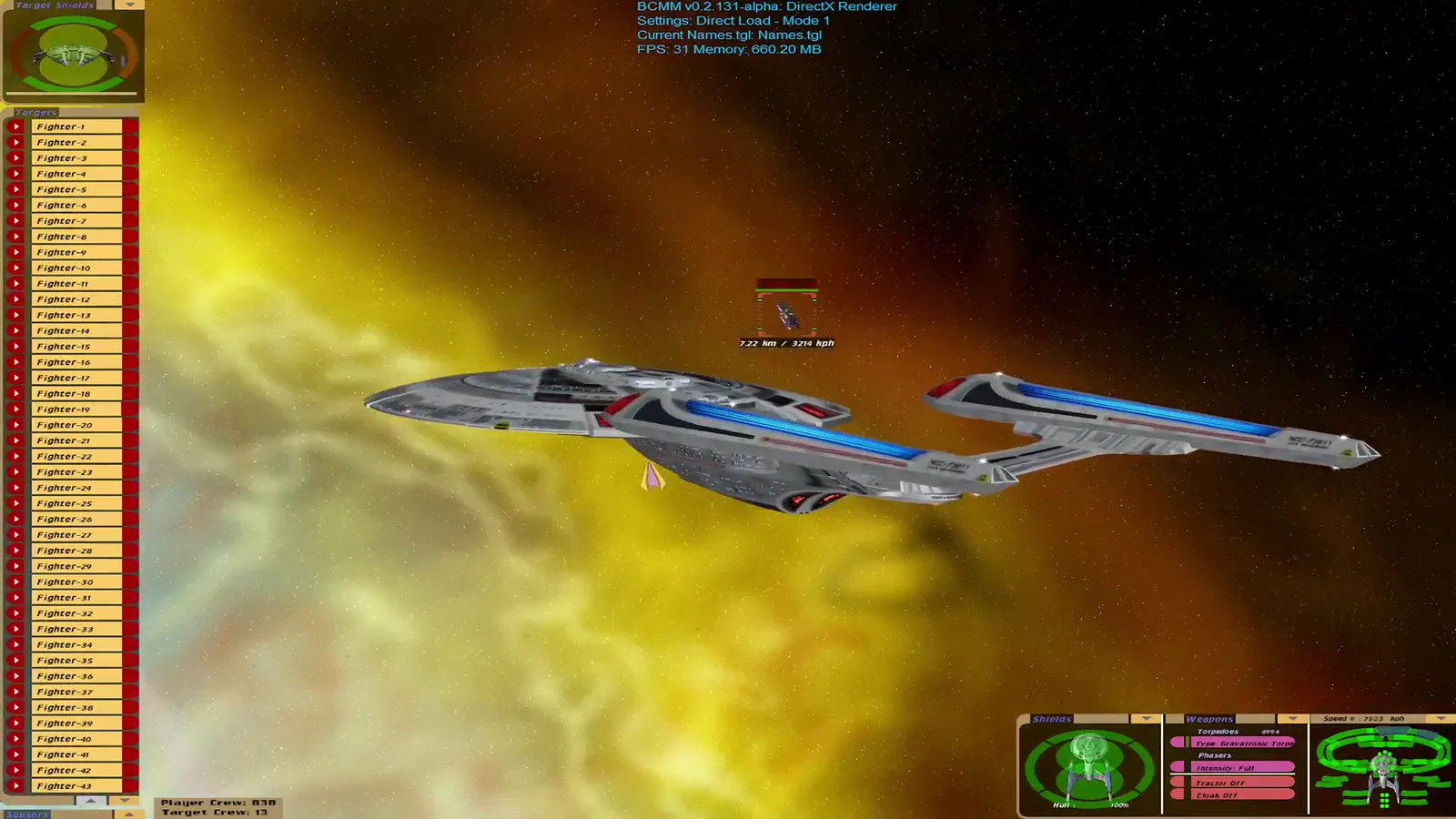 Video preview: Bridge Commander Maelstrom Mod - 170 ship battle quick demo