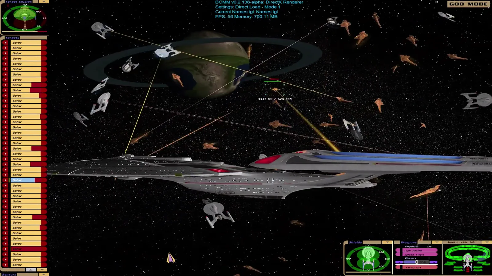 Video preview: Bridge Commander Maelstrom Mod - 106 ship battle (possible more? YES)
